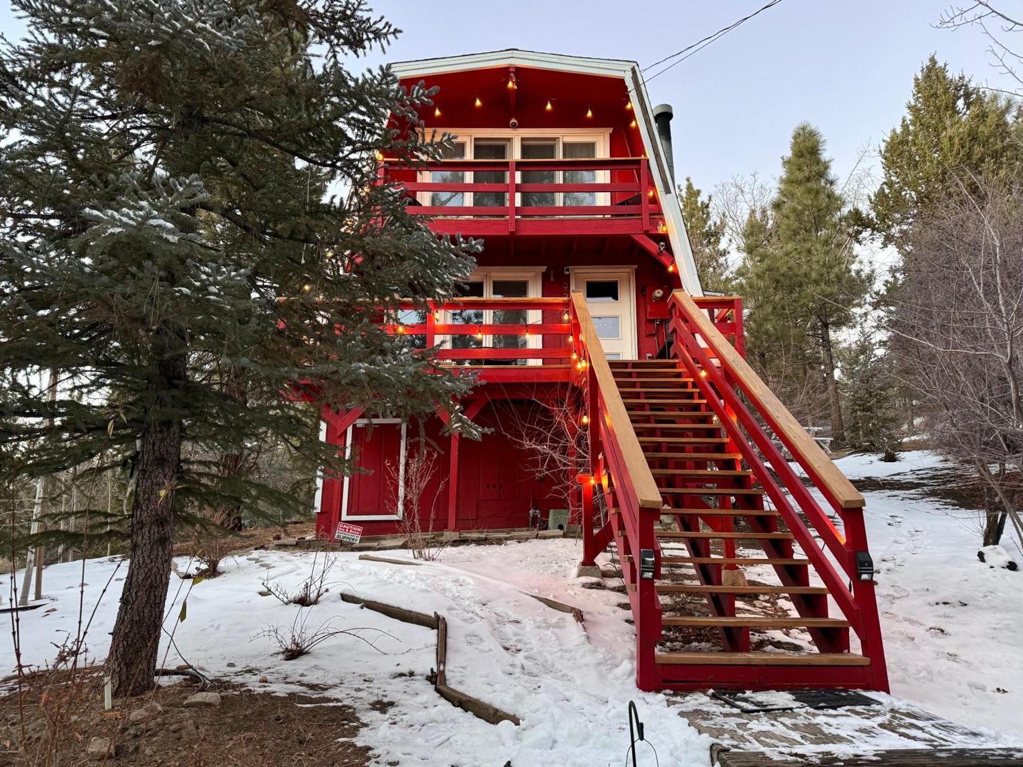 Maison Solange-Red Barn Farmhouse Style- Moonridge Биг-Бэар-Сити Экстерьер фото